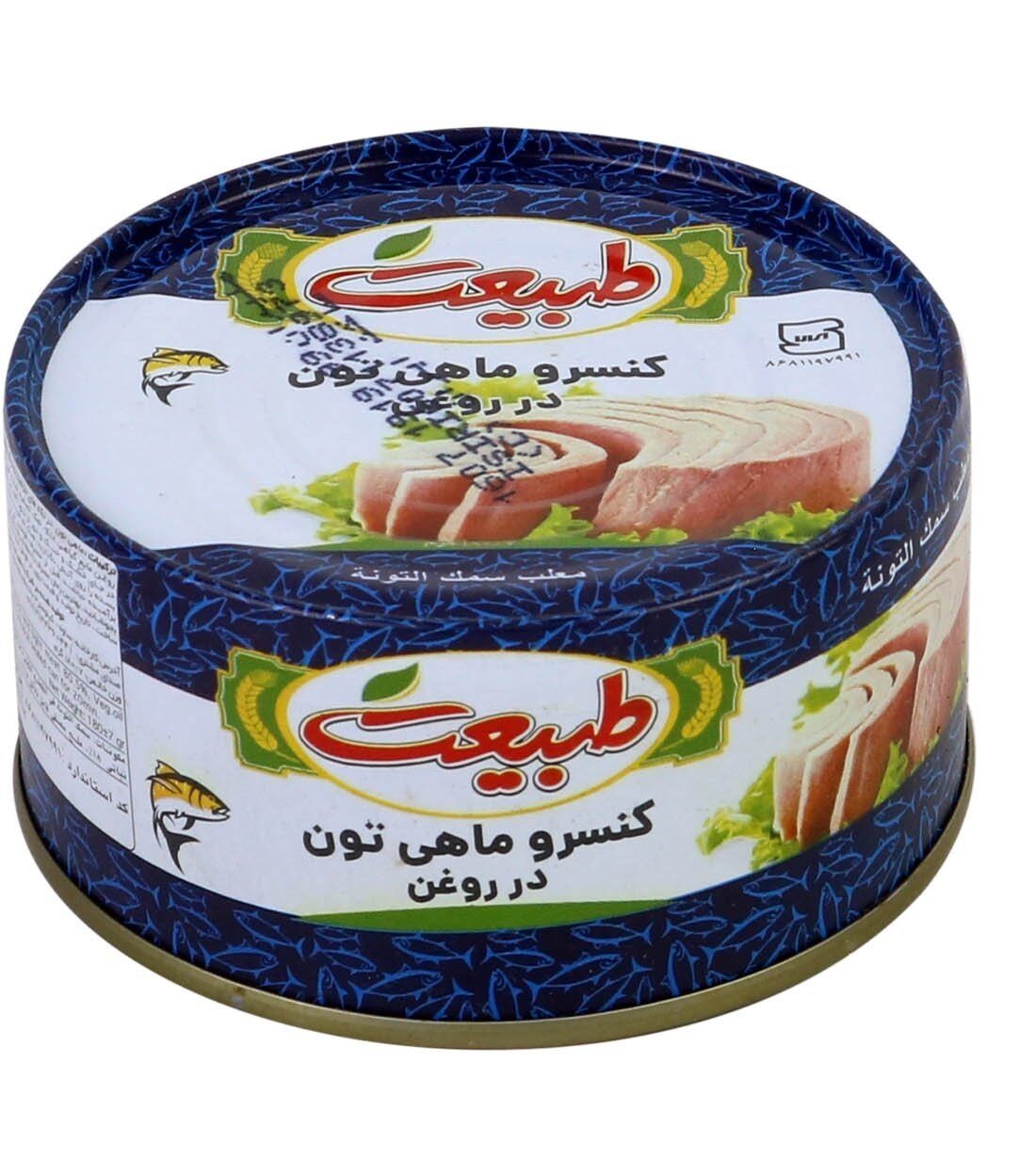 کنسرو تن ماهی طبیعت 180